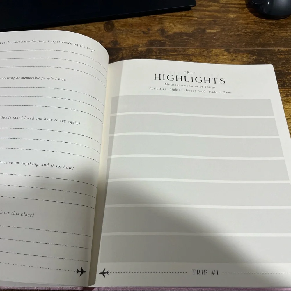 My Travel Journal Pink Hardcover